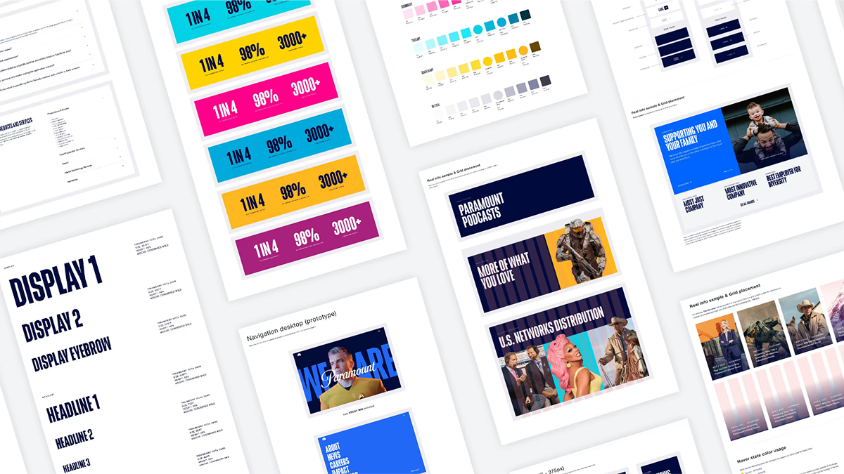 Paramount design system — component documentation